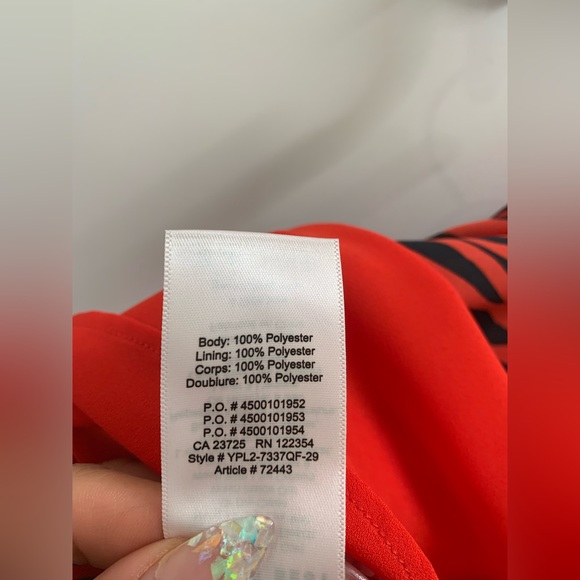 ARITZIA Sunday Best Red Zebra Print Wrap Around Mini Skirt in 00 - Picture 7 of 7